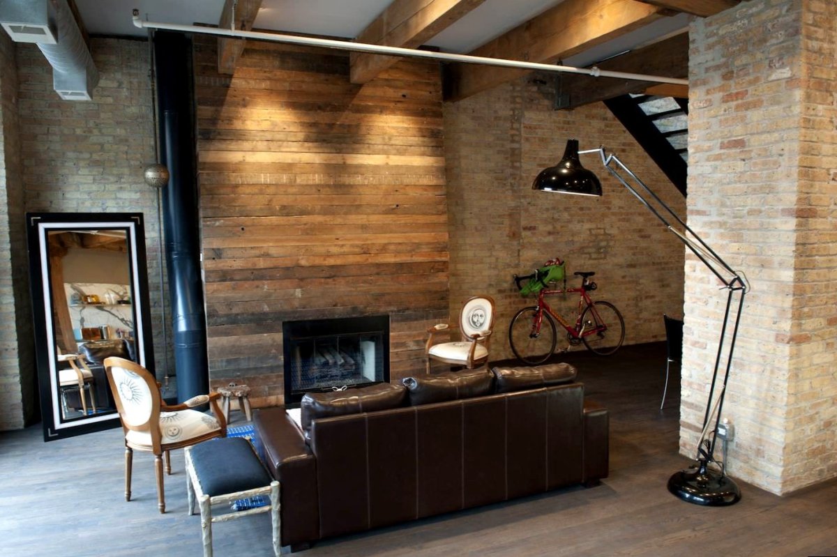 Амбарные доски в стиле лофт