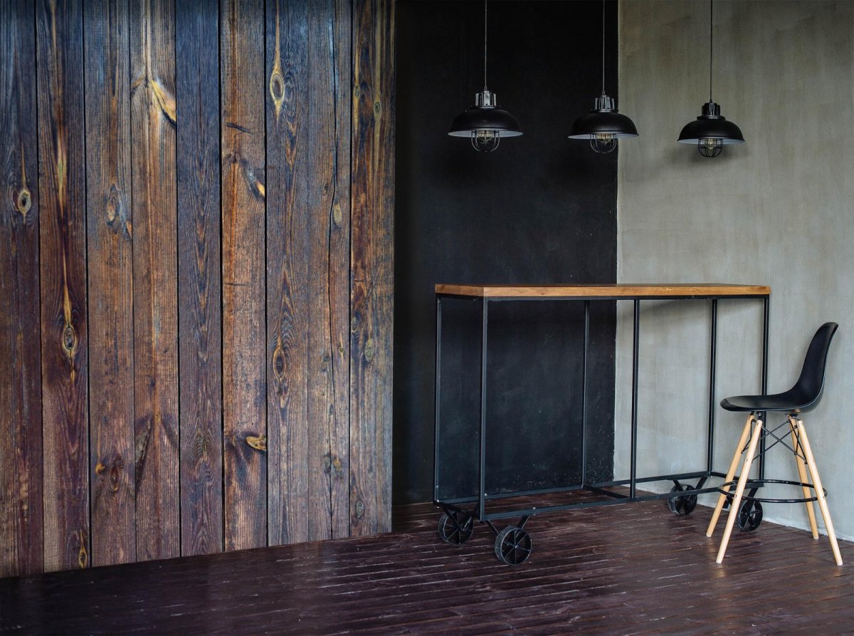 Амбарная доска в интерьере