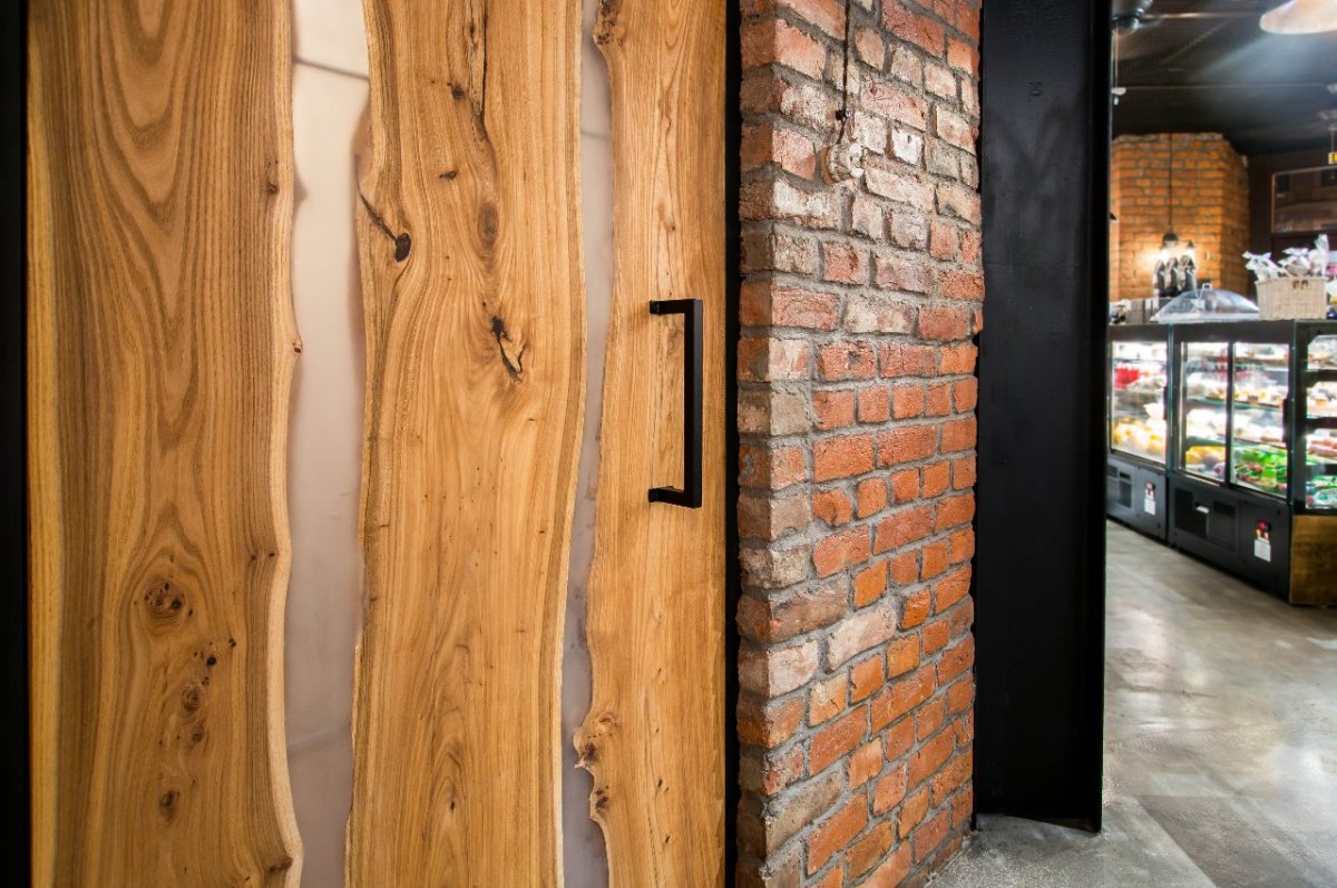 Раздвижная дверь лофт "Скандинавия 1" амбарная