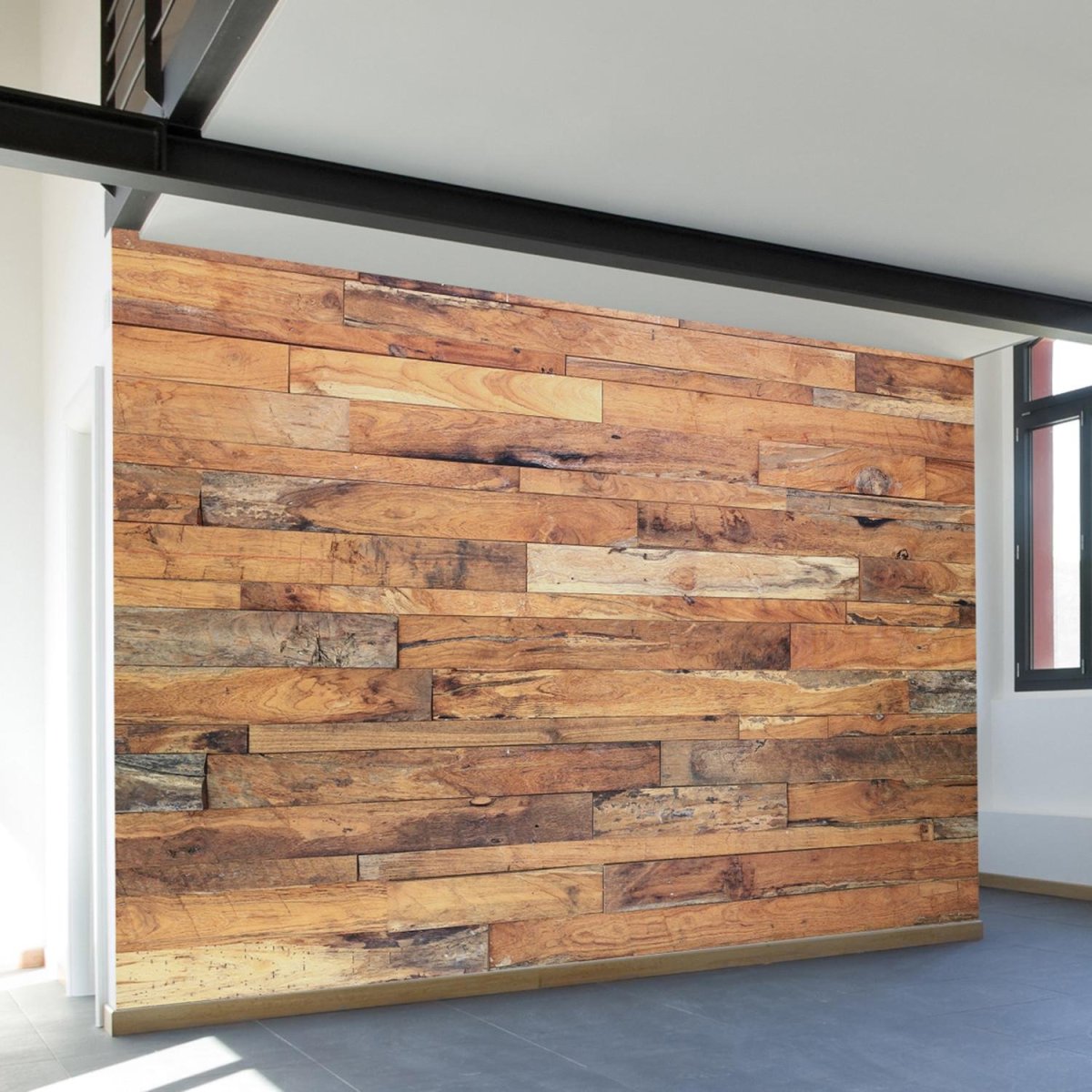 Имитация дерева на стене