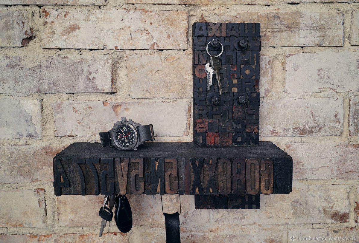 Ключница в стиле лофт