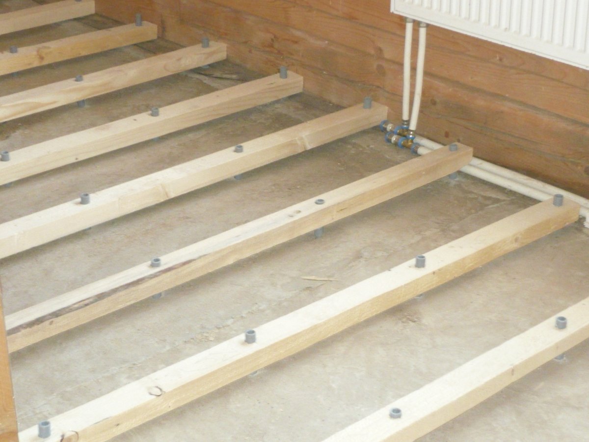 Кнауф пол на лагах