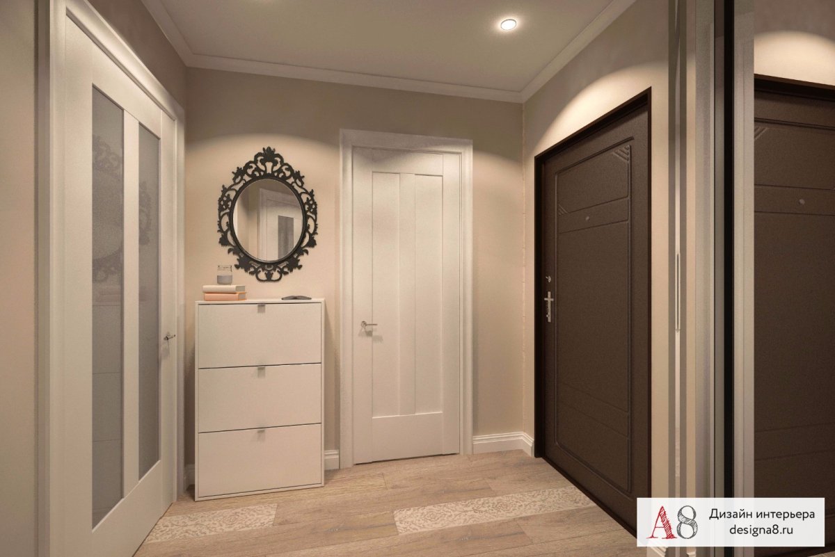 Темные двери в интерьере