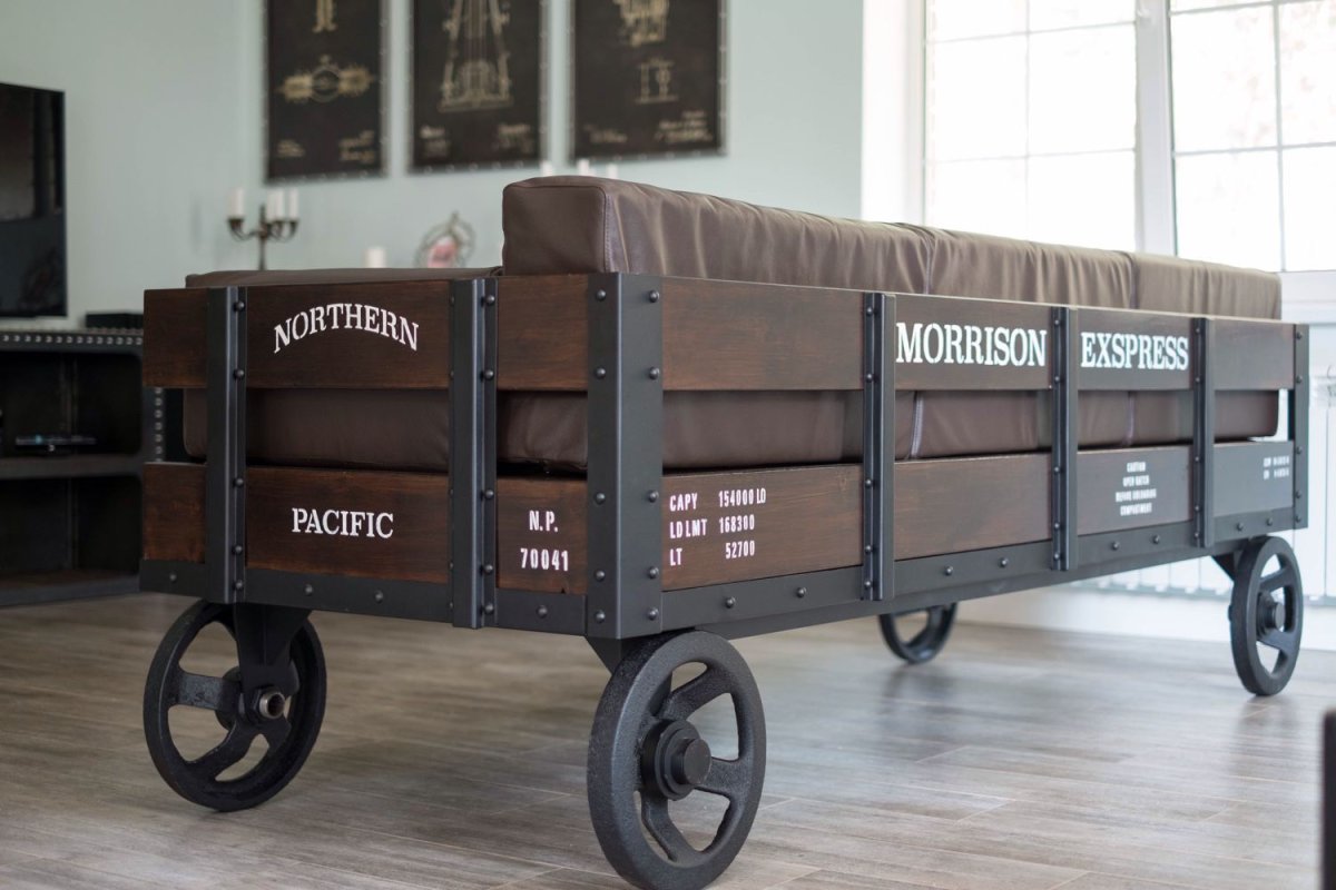 Диван лофт на колесах