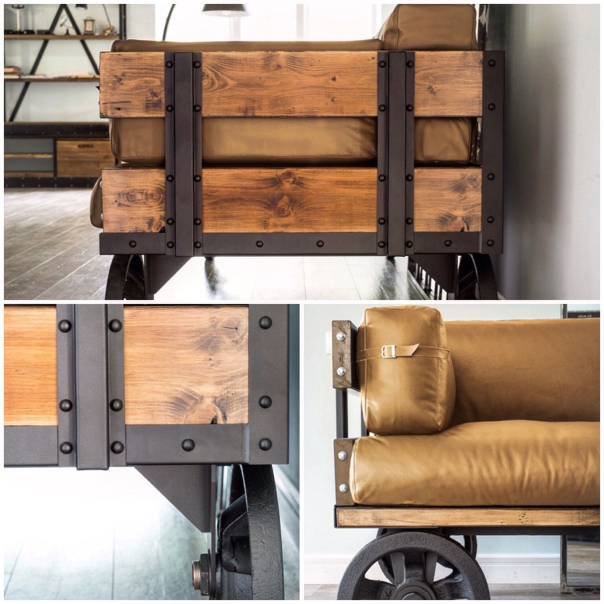 Диваны лофт длинный