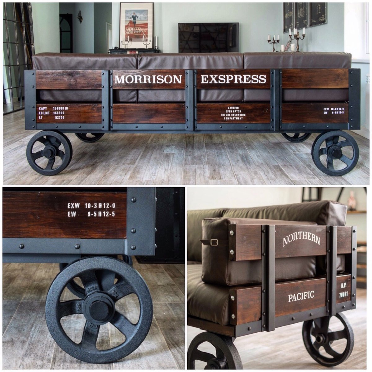 Диван на колесах