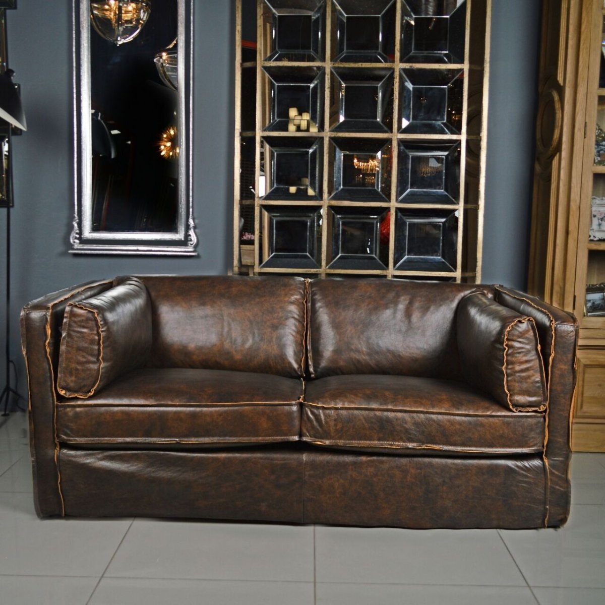 Диван лофт из металла