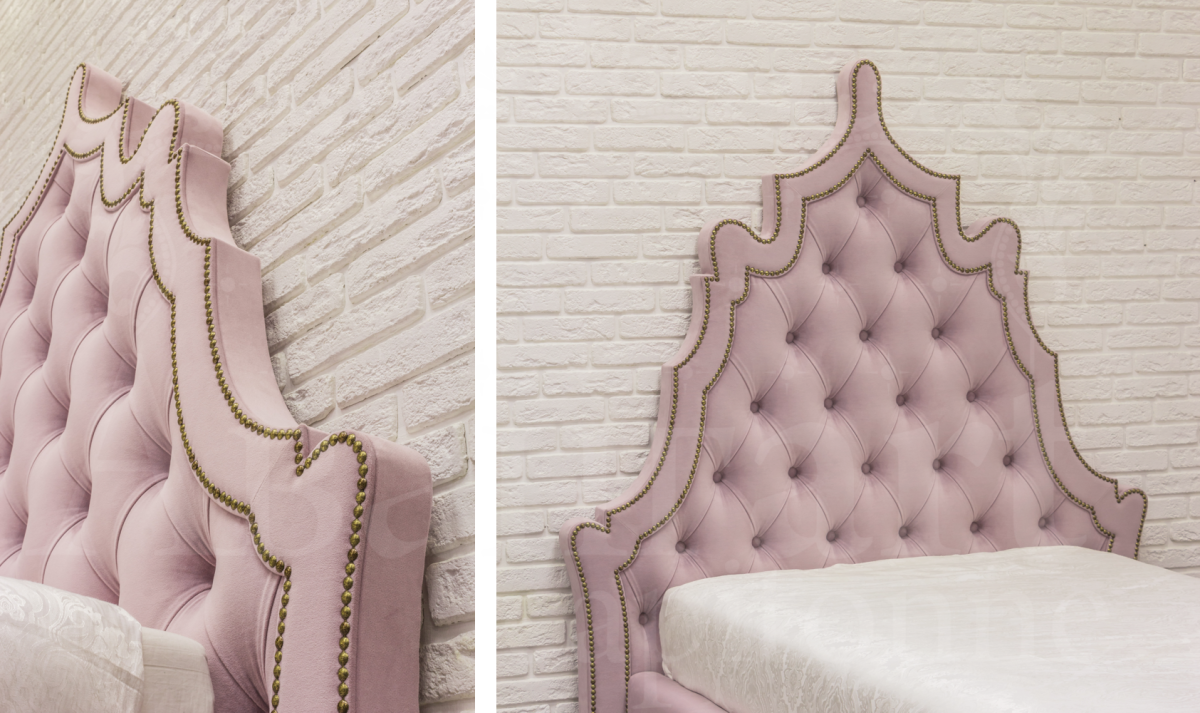 Кровать Касабланка в каретной стяжке