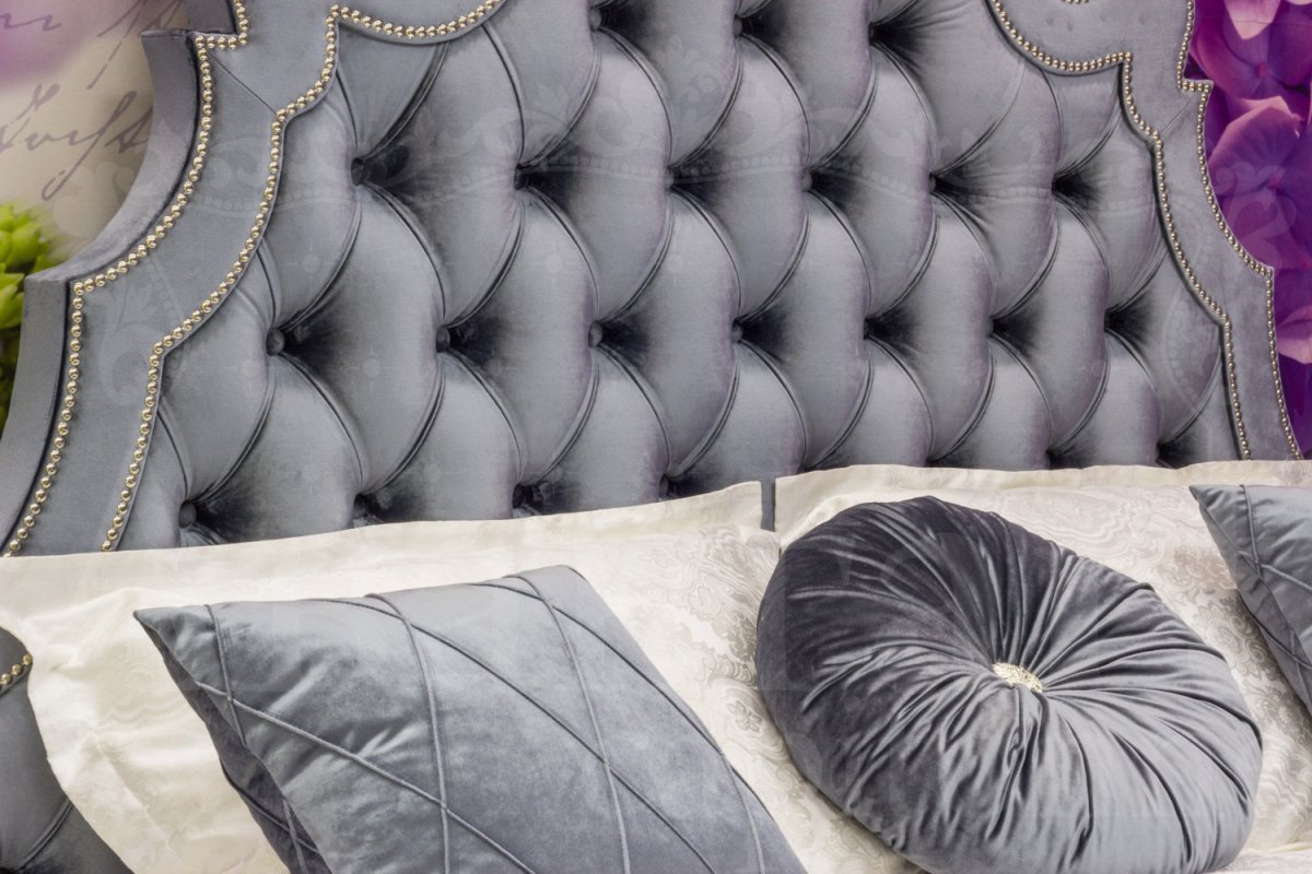 Кровать Касабланка в каретной стяжке