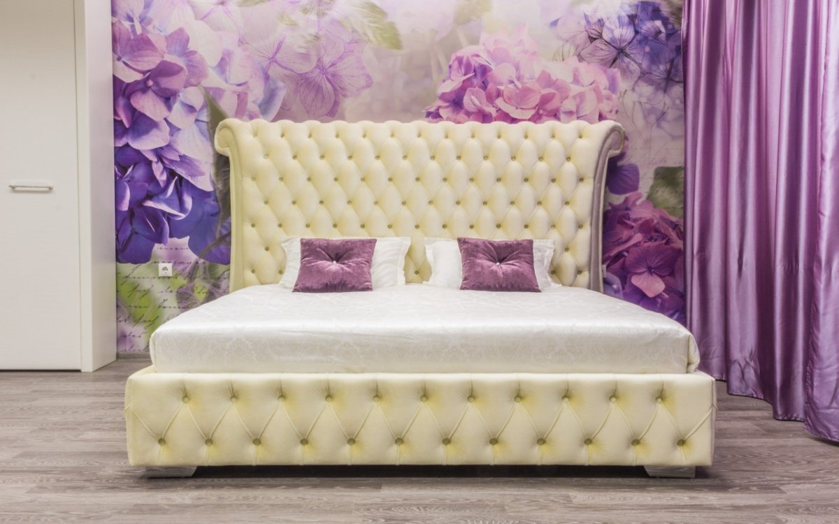 Кровать Шарлотта каретная стяжка