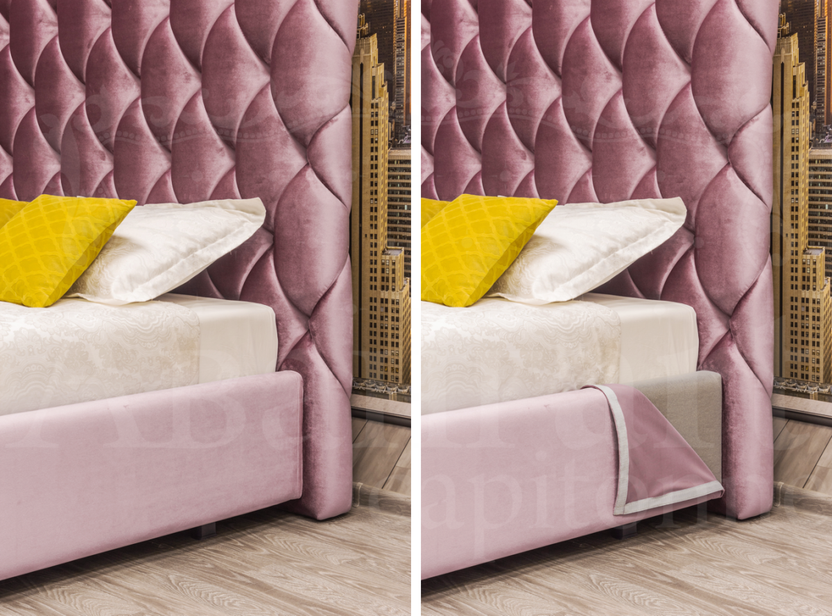 Кровать мягкая с УТЯЖКОЙ