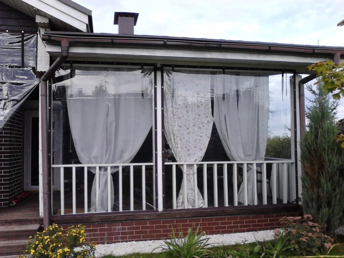 Шторы для открытой террасы