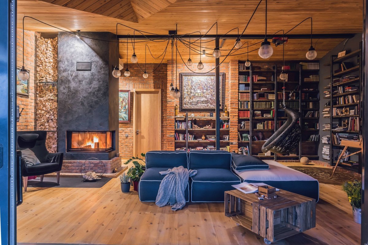 Подвал в стиле лофт