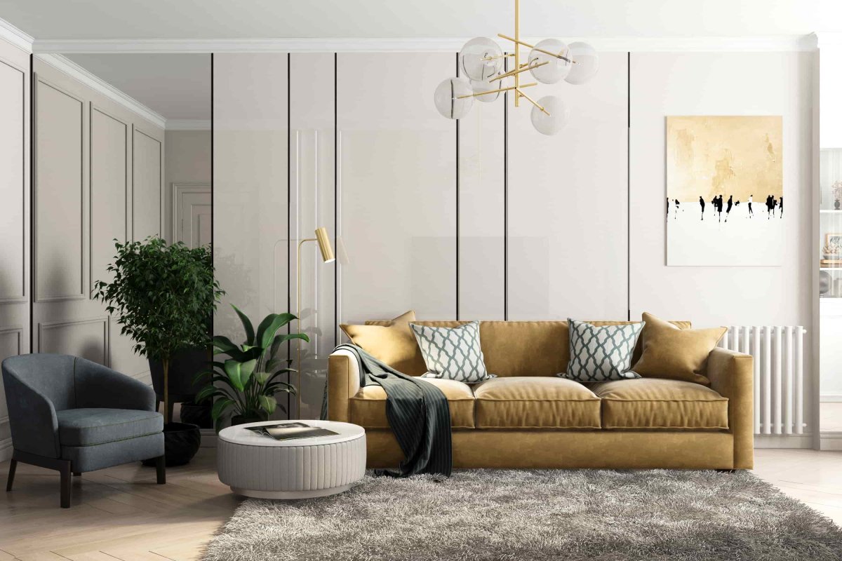 Интерьер квартиры Nordic серый