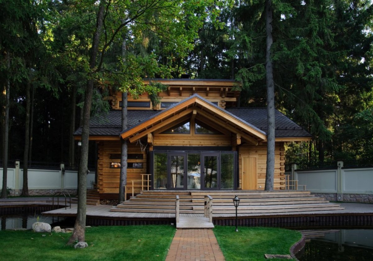 Дом из клееного бруса в Репино