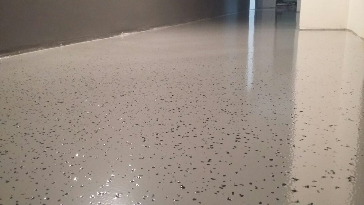 Наливной пол ral7038 с флоками