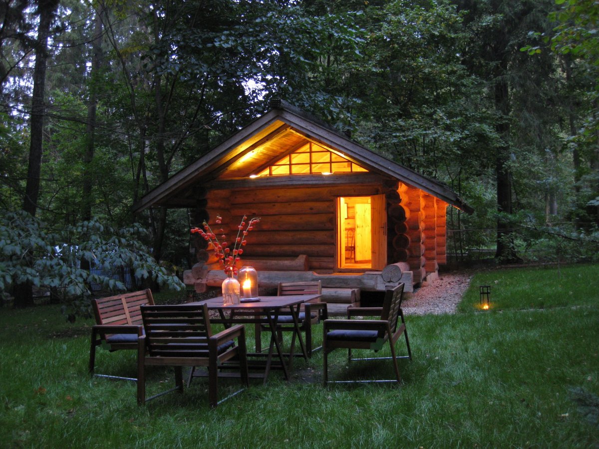 Дачный домик в лесу