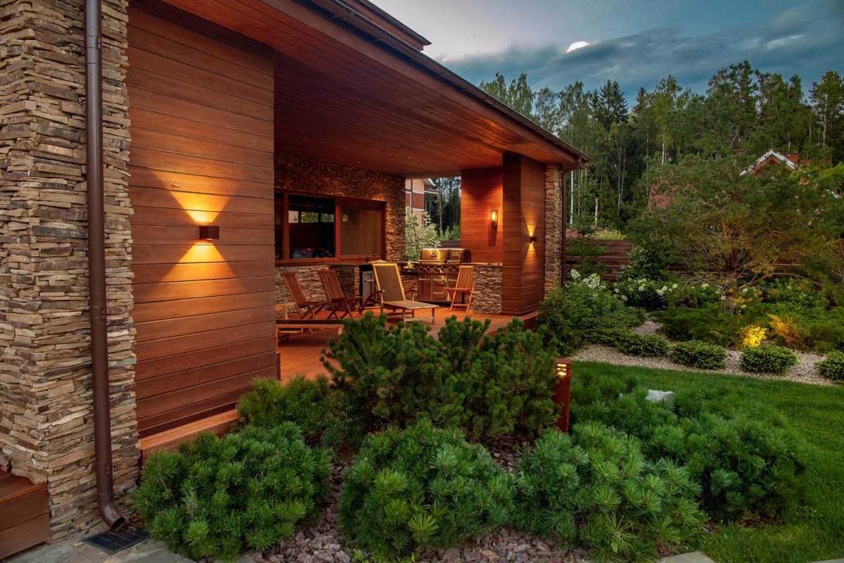 Ландшафт в стиле Шале