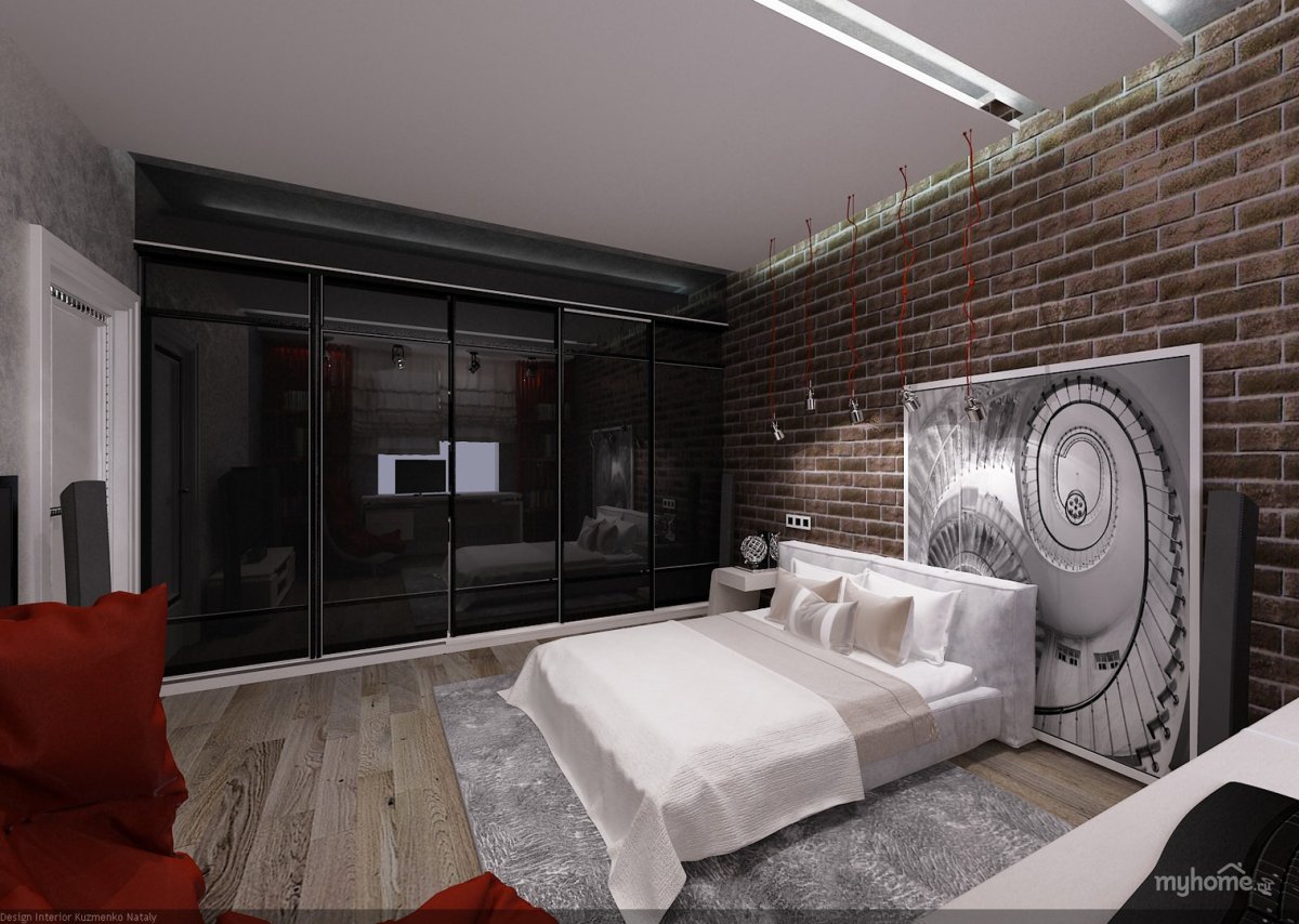 Полумансарда в стиле лофт