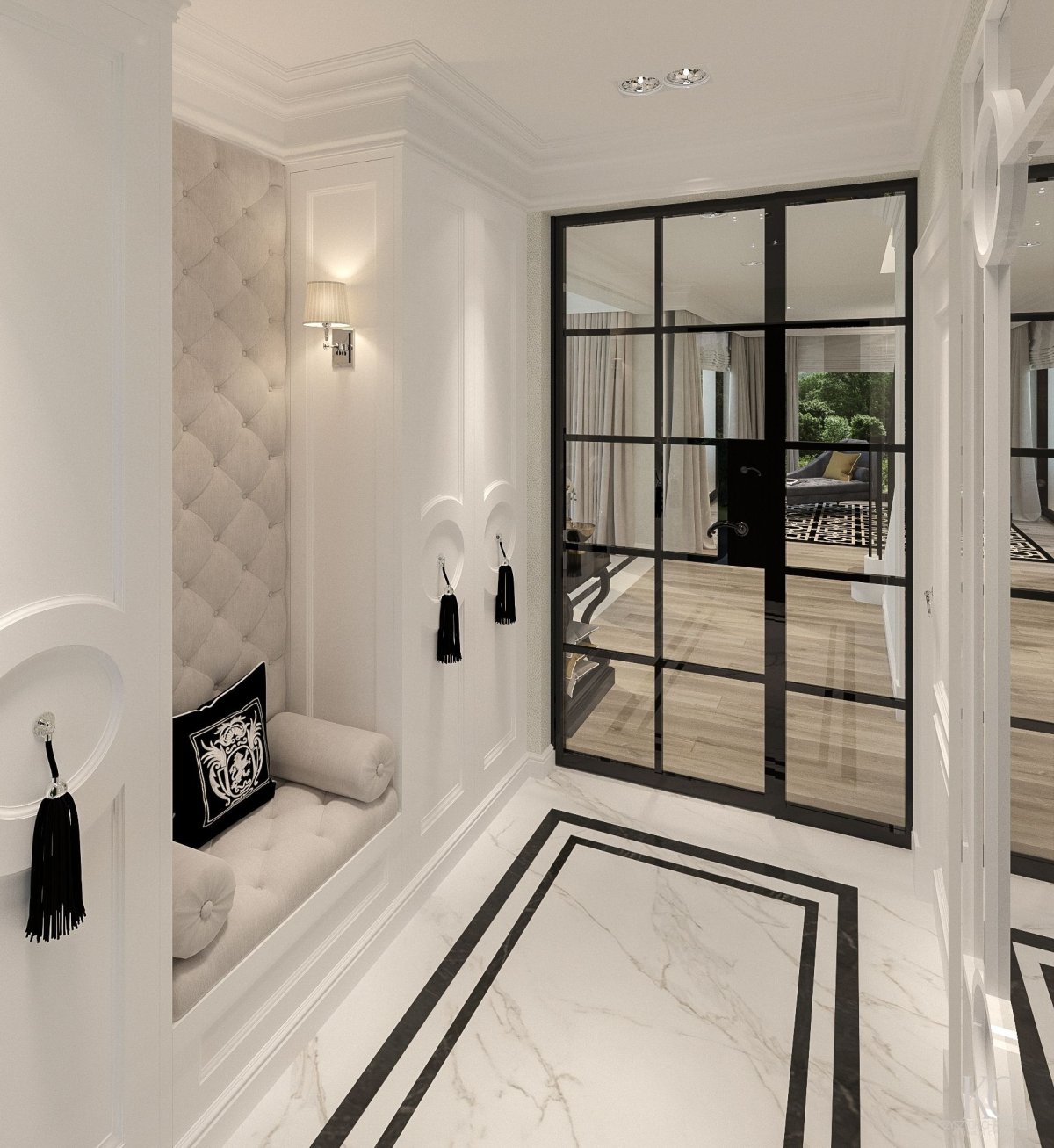 Зеркало в прихожую настенное