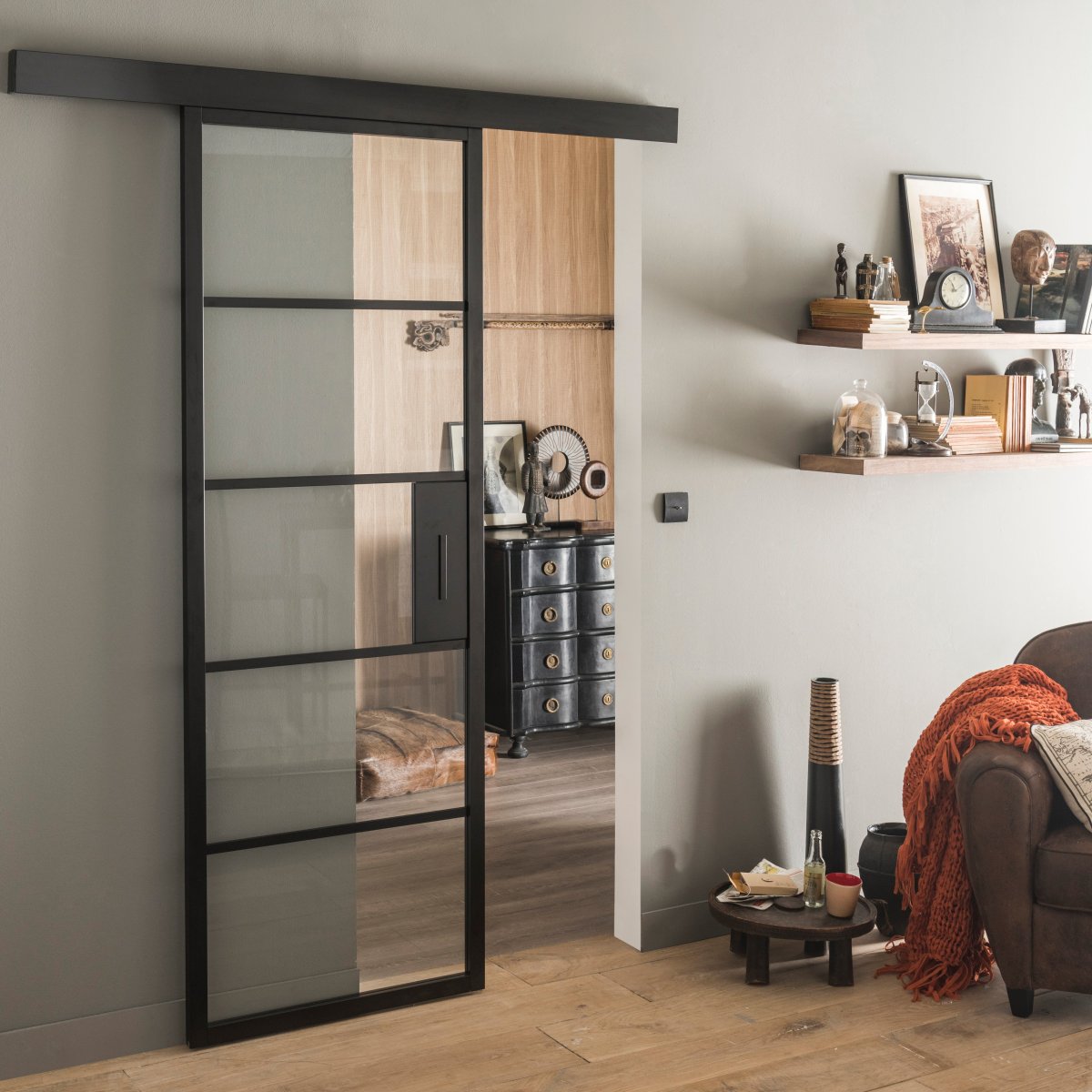 Дверь лофт раздвижная Леруа Мерлен