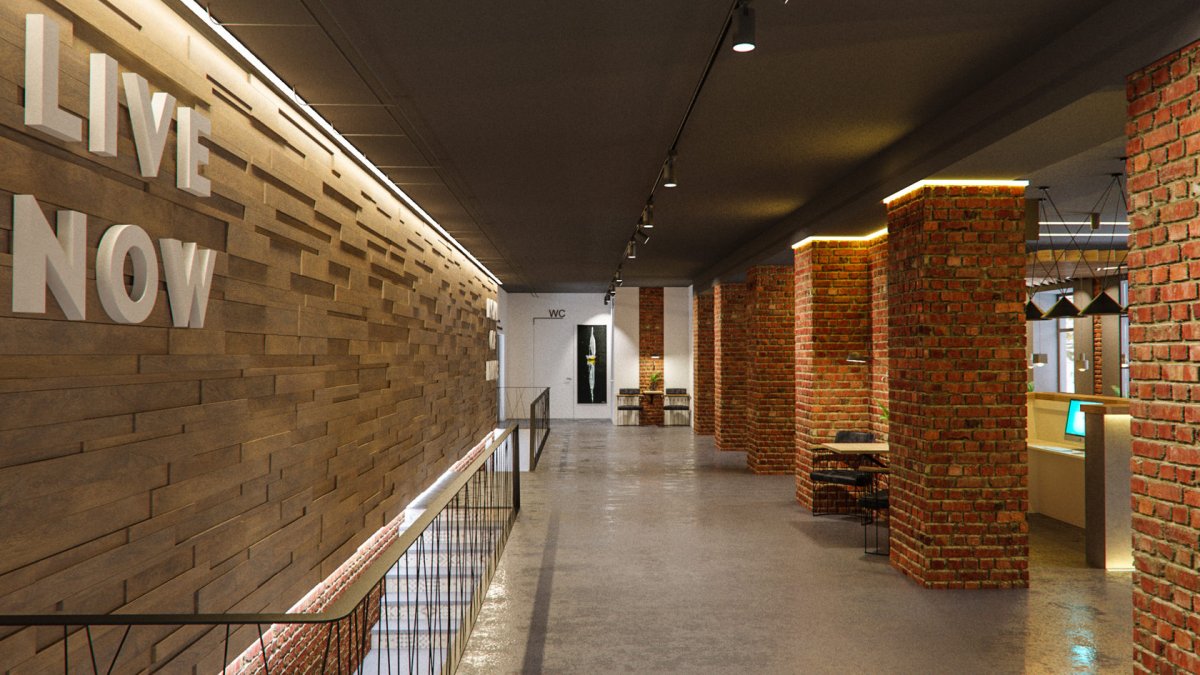 Дизайн входной группы лофт