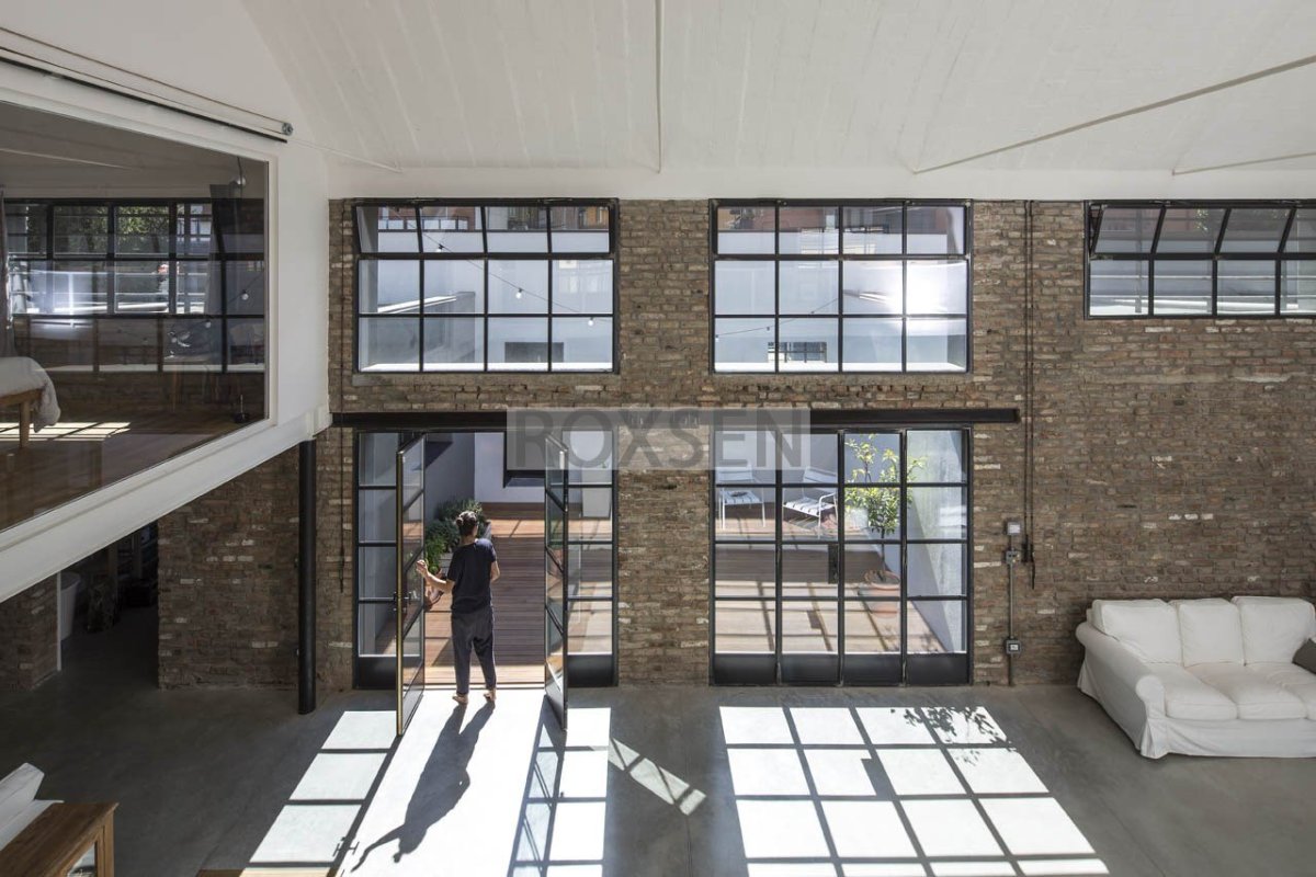 Входная группа в стиле лофт