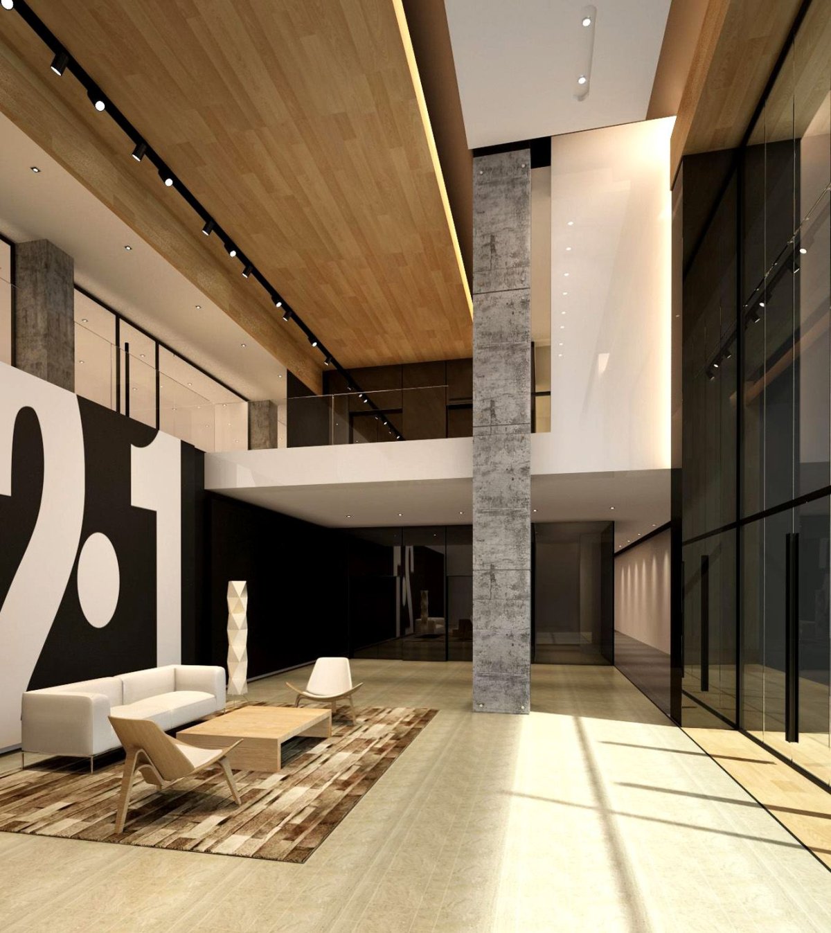 Лобби в стиле лофт