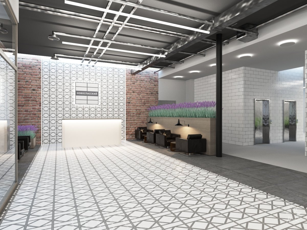 Входная зона в бизнес центр