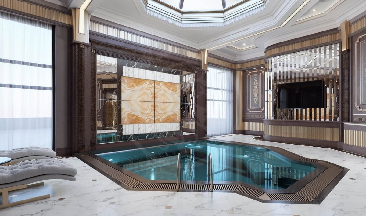 Интерьер банного комплекса