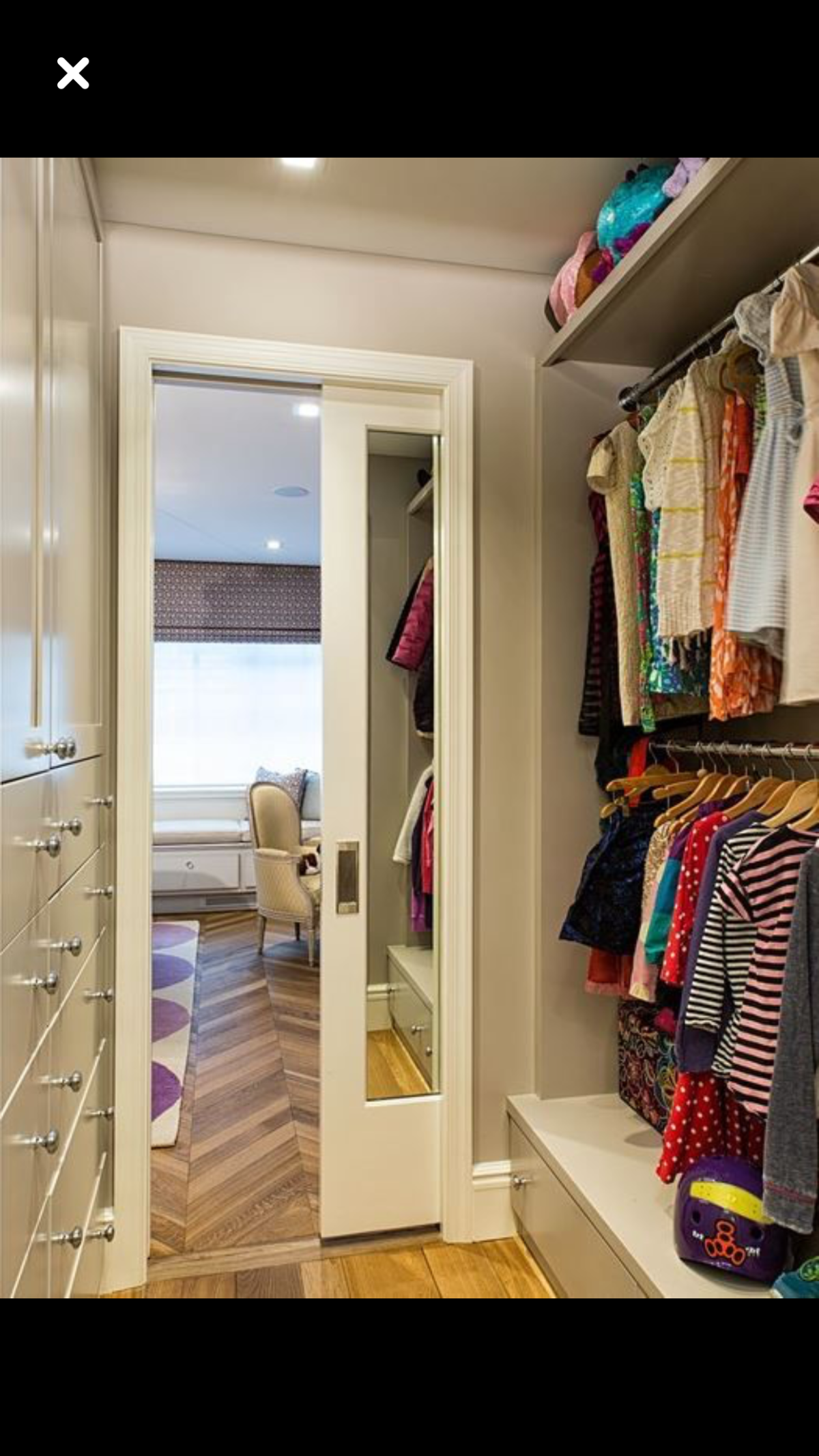 Потайная дверь шкаф