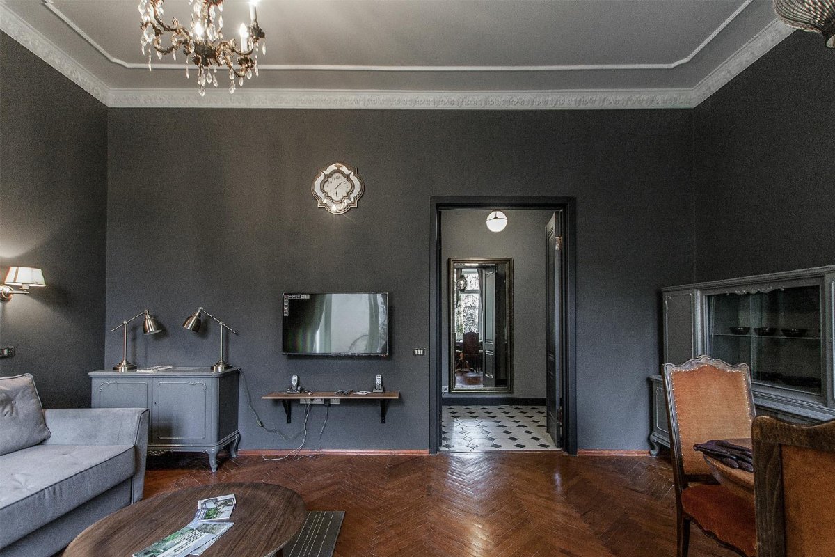 Потолочный плинтус Скандинавский стиль