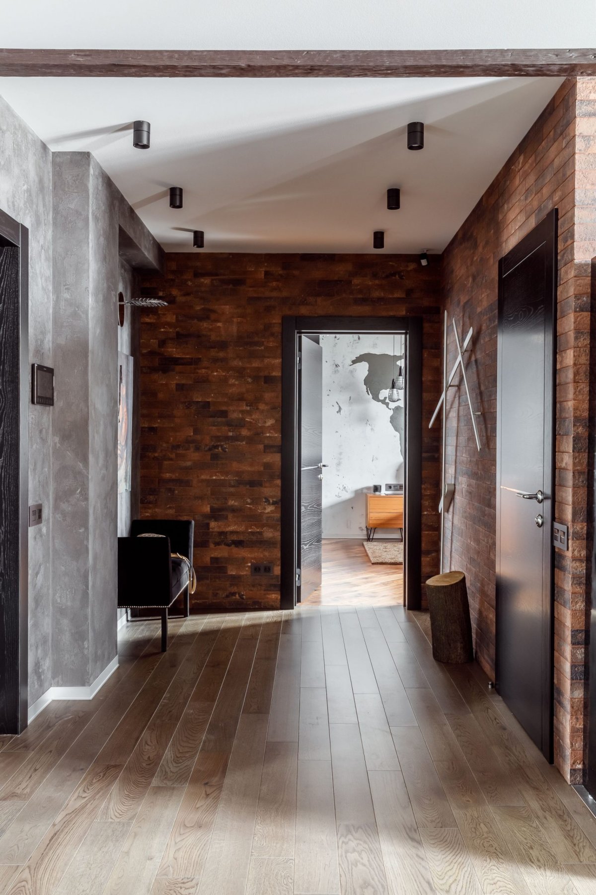 Плинтус в стиле лофт напольный