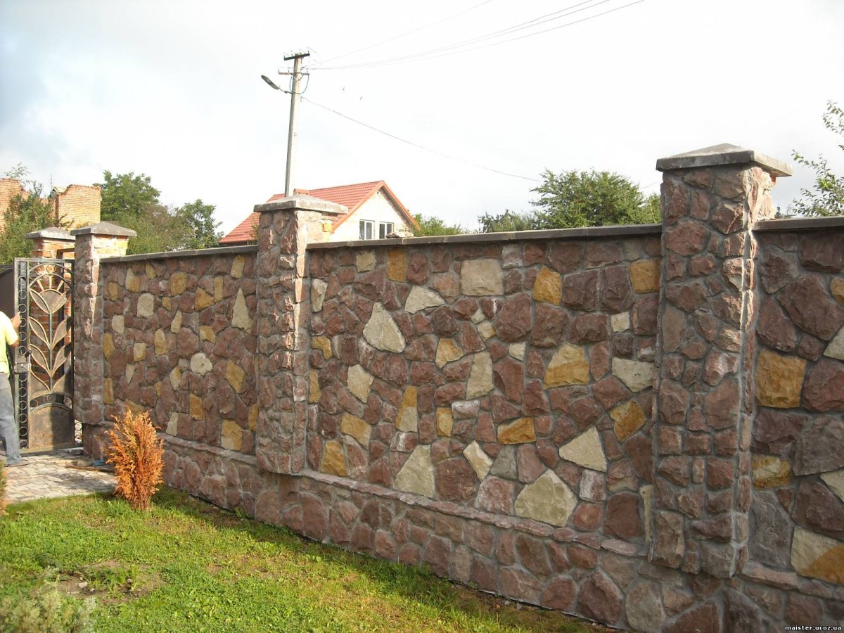 Облицовка забора