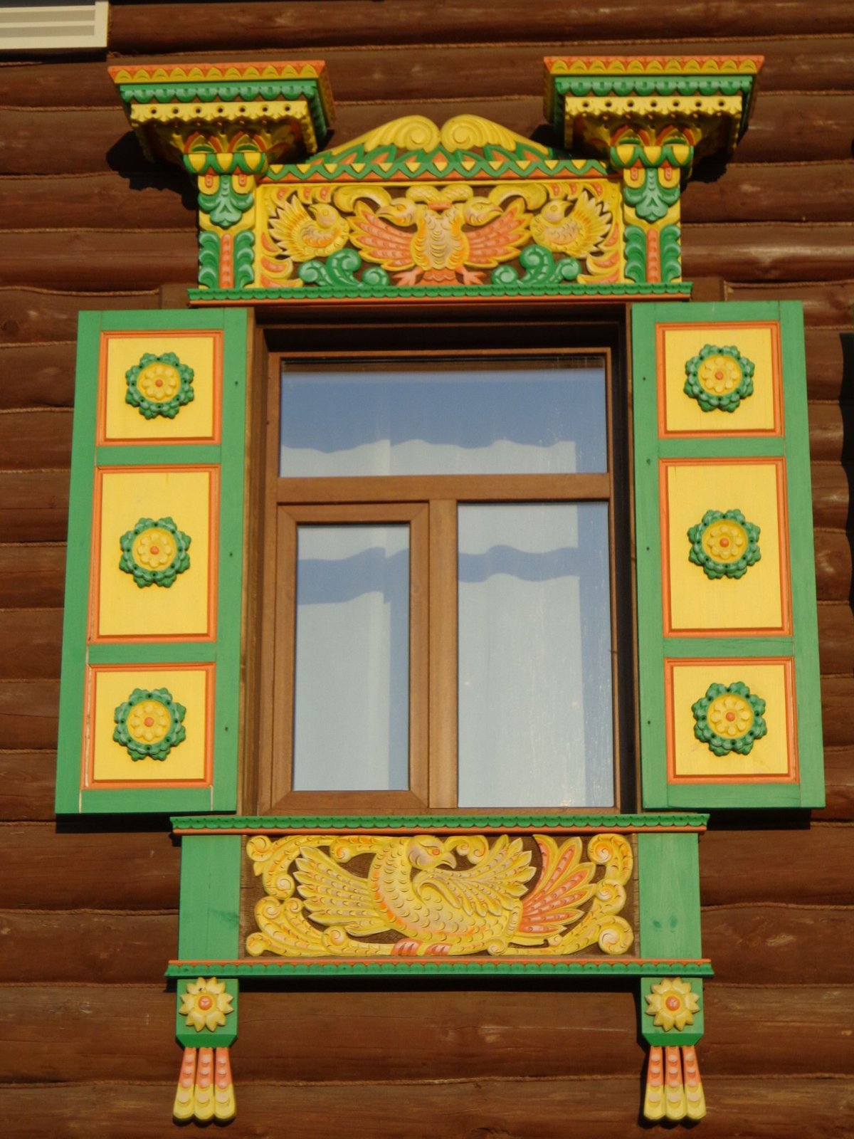 Расписные наличники на окна