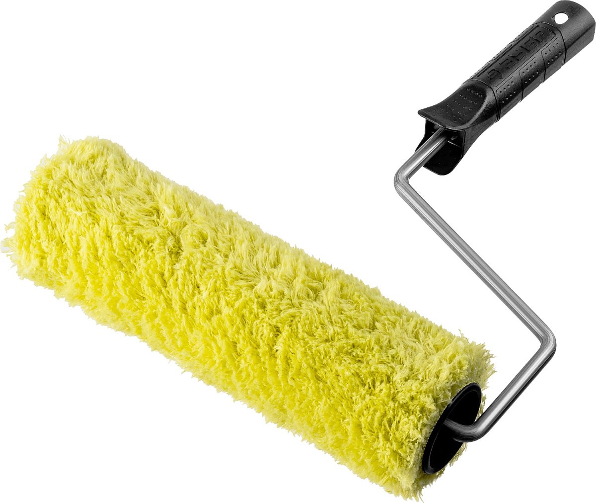 Валик малярный Радуга 180 мм d 40 мм ворс 14 мм ручка d 6 мм ЗУБР стандарт