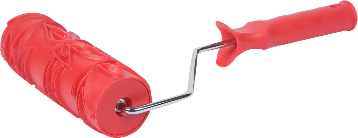 Валик структурный с ручкой PQTOOLS дождь, 19 см