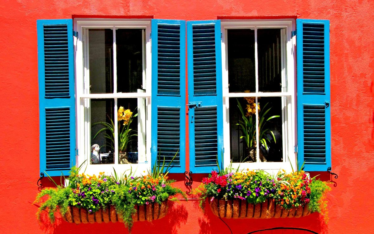 Красивое окно снаружи