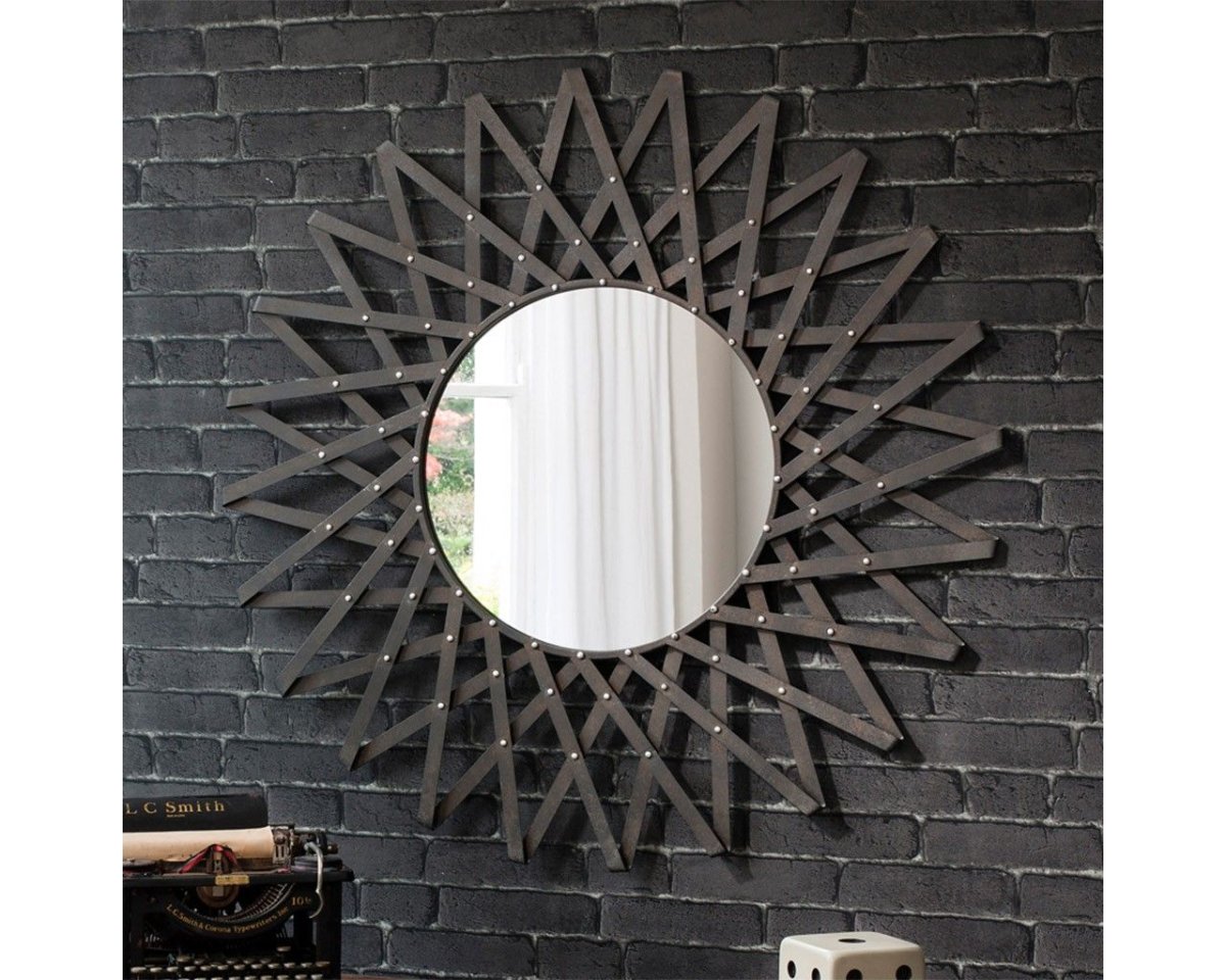 Дизайнерские зеркала из металла