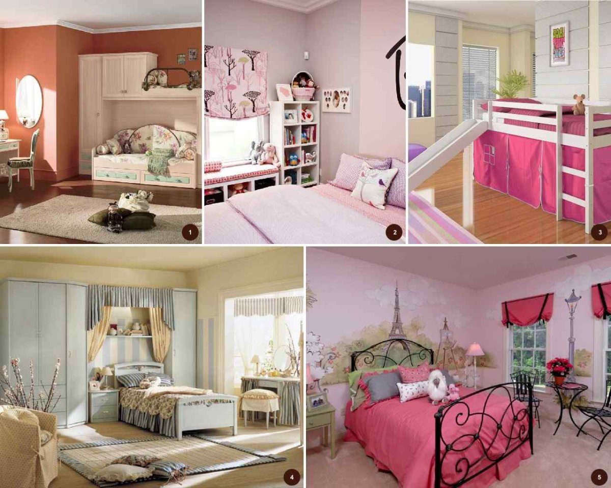 Комнаты для девочек подростков красные