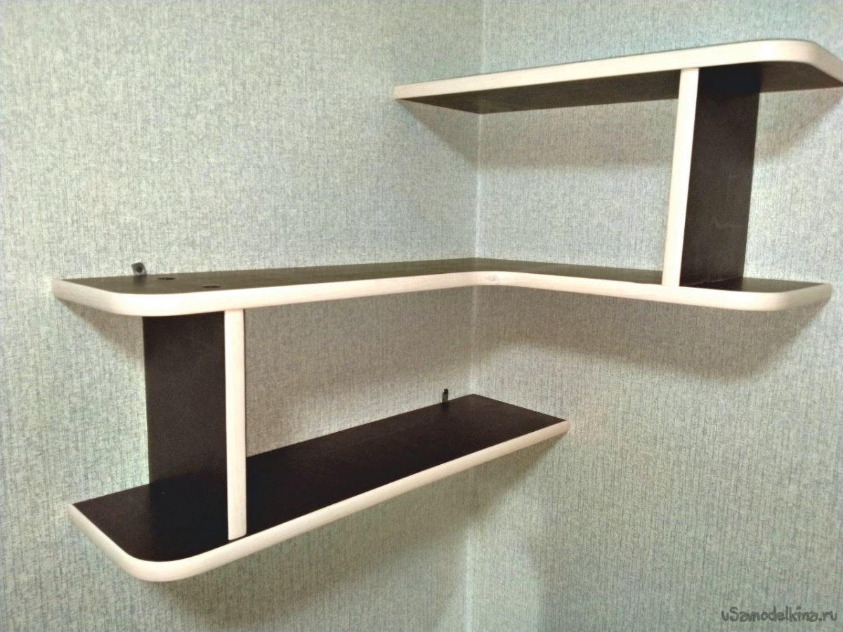 Полки из ламинированной фанеры