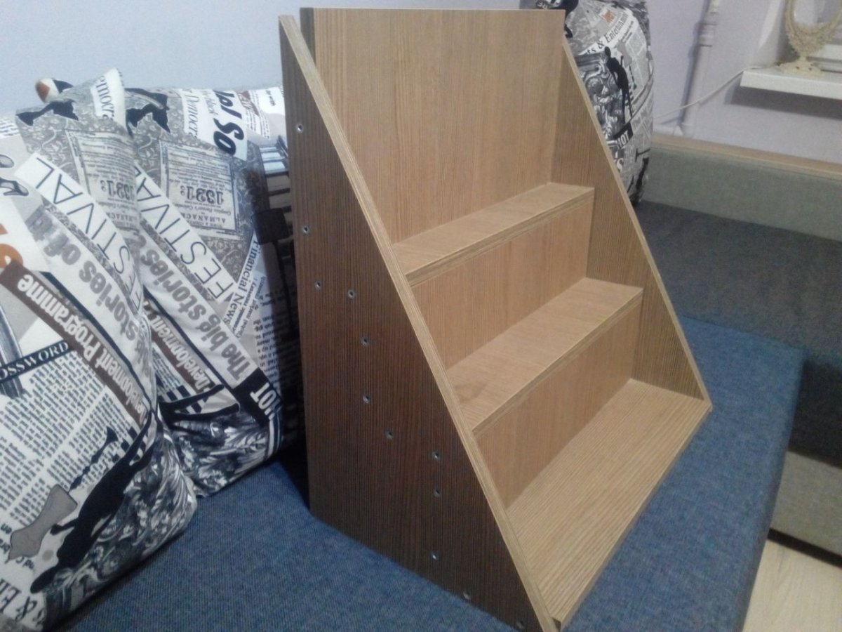 Стеллаж из ламината своими