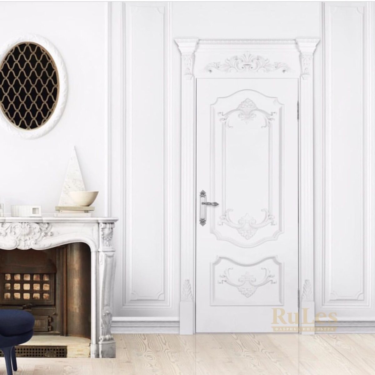 Межкомнатные двери с патиной в современном интерьере