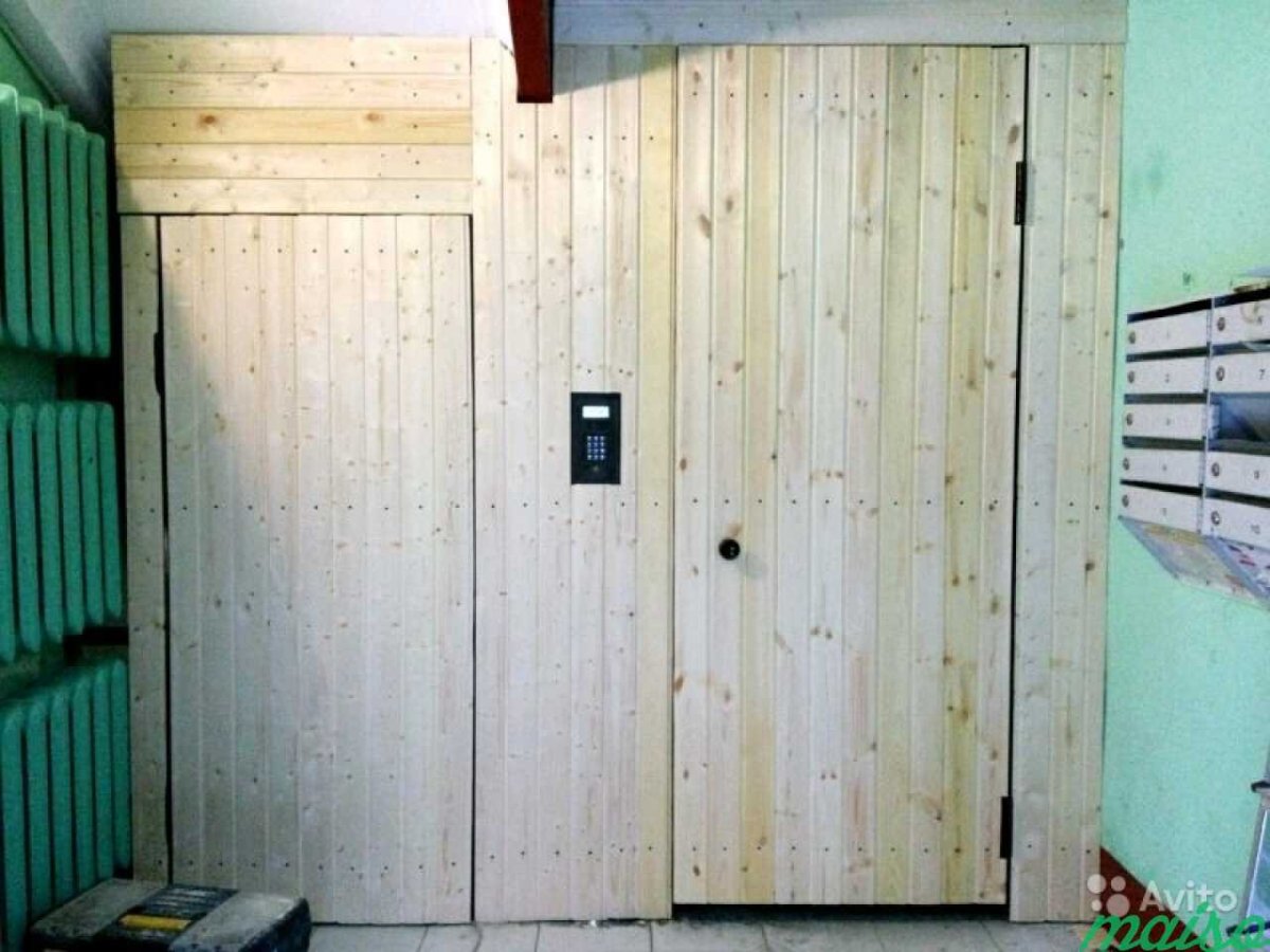Эльбор входные двери вагонкой