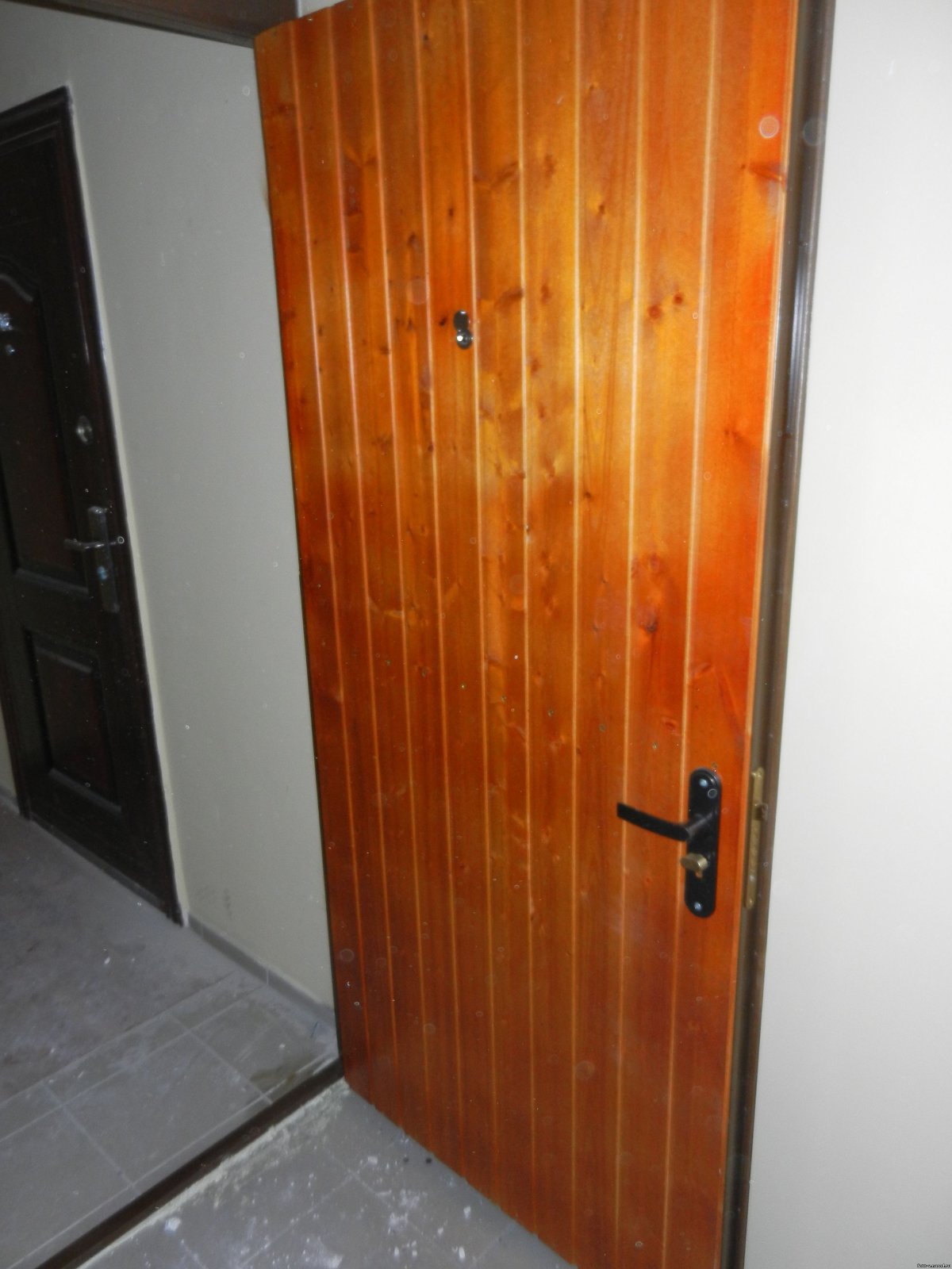 Дверной проем из вагонки