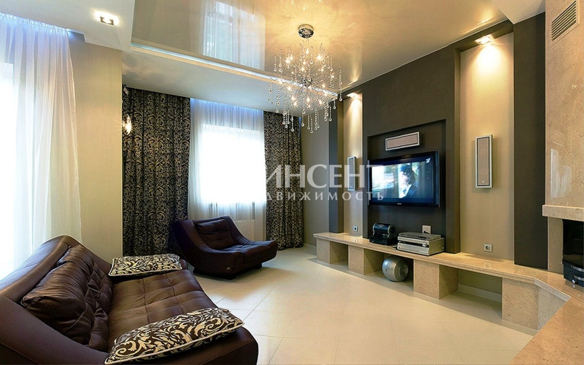 Обстановка в зале квартиры