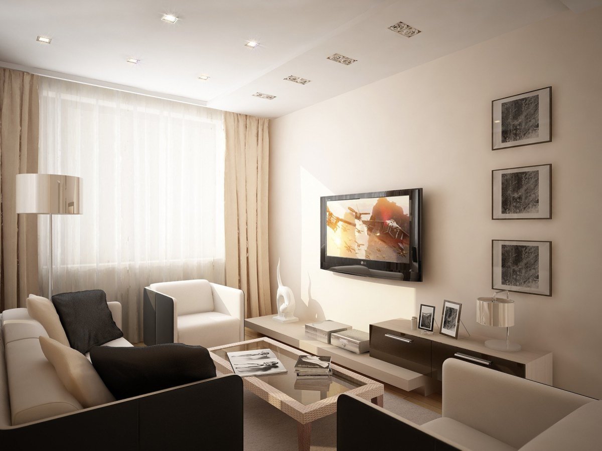 Гостиная Неоклассика 17 кв м