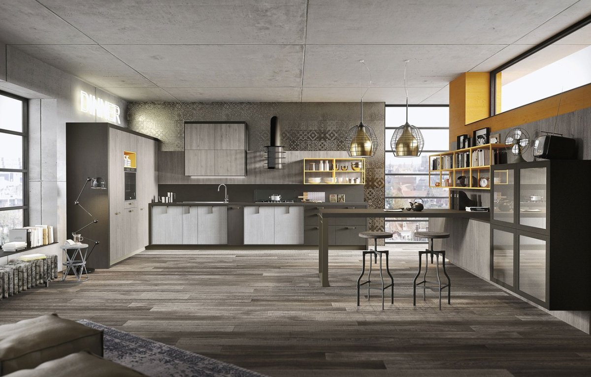 Скандинавская кухня икеа Будбин