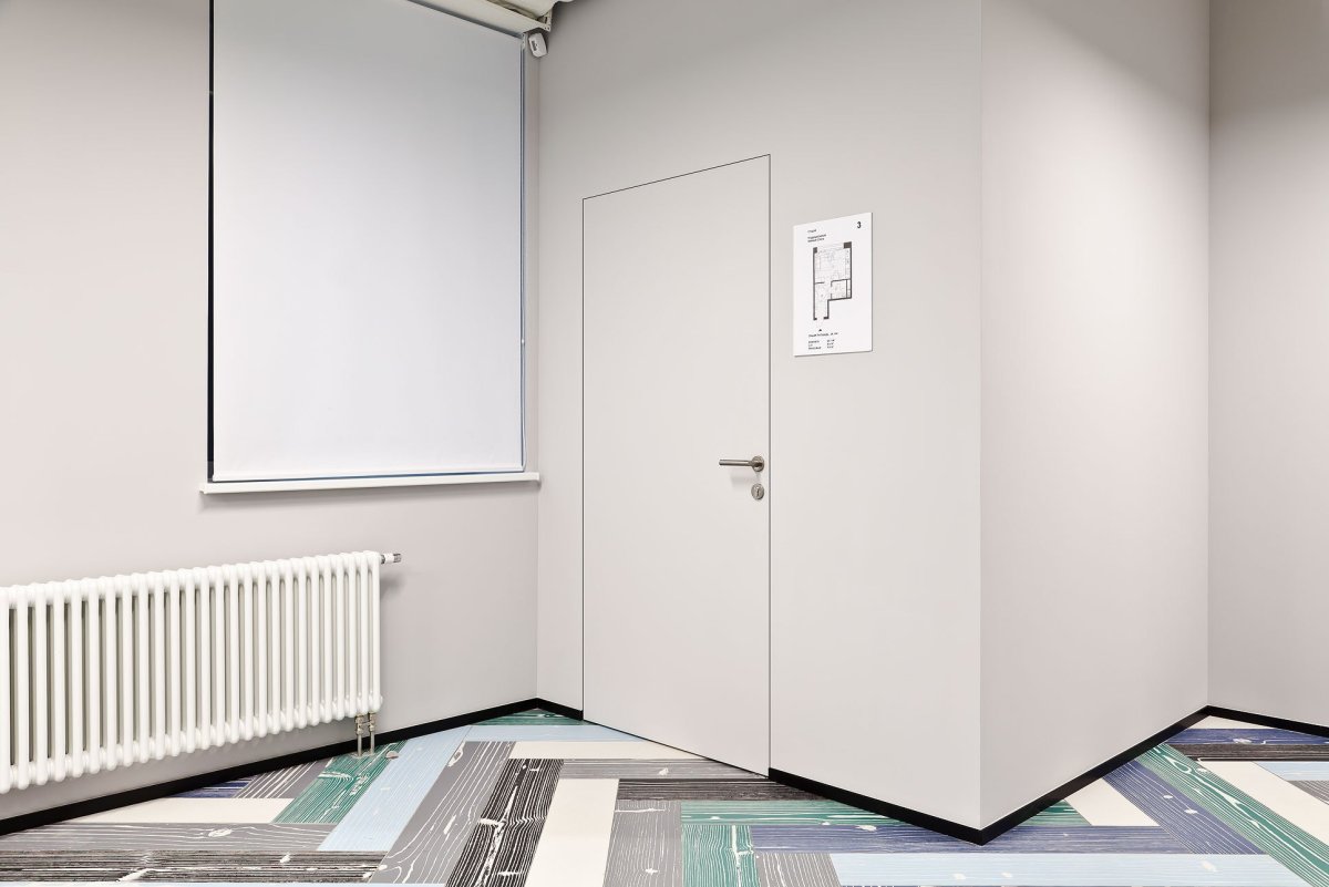 Стена дверь Минимализм