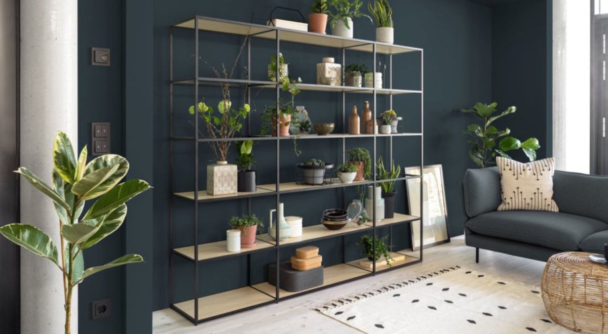 Стеллажи металл дерево Модерн лофт